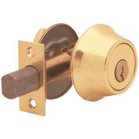 Kwikset SINGLE CYLINDER DEADBOLT, MASTER KEYED SERIES A Polished Brass 660 3 MK12111